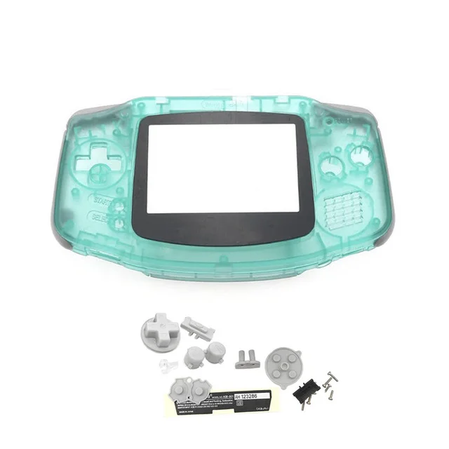 Для игровой консоли Gameboy Advance GBA, сменный корпус, корпус, чехол с полным набором кнопок, проводящие прокладки (1600337707284)
