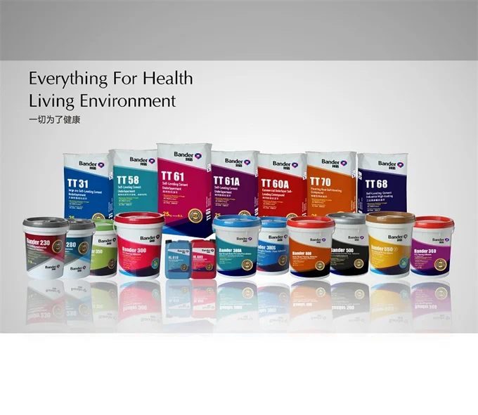 Высокопрочная ПВХ-плитка и листы Bander S30 для сухой липкой конструкции, экологически чистый клей