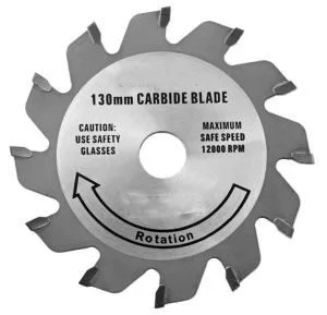 Tungsten Cutter for  Electric Automatically Vinyl Floor Following Power Groover with Dust Shroud and 12 Teeth Carbide Cutter