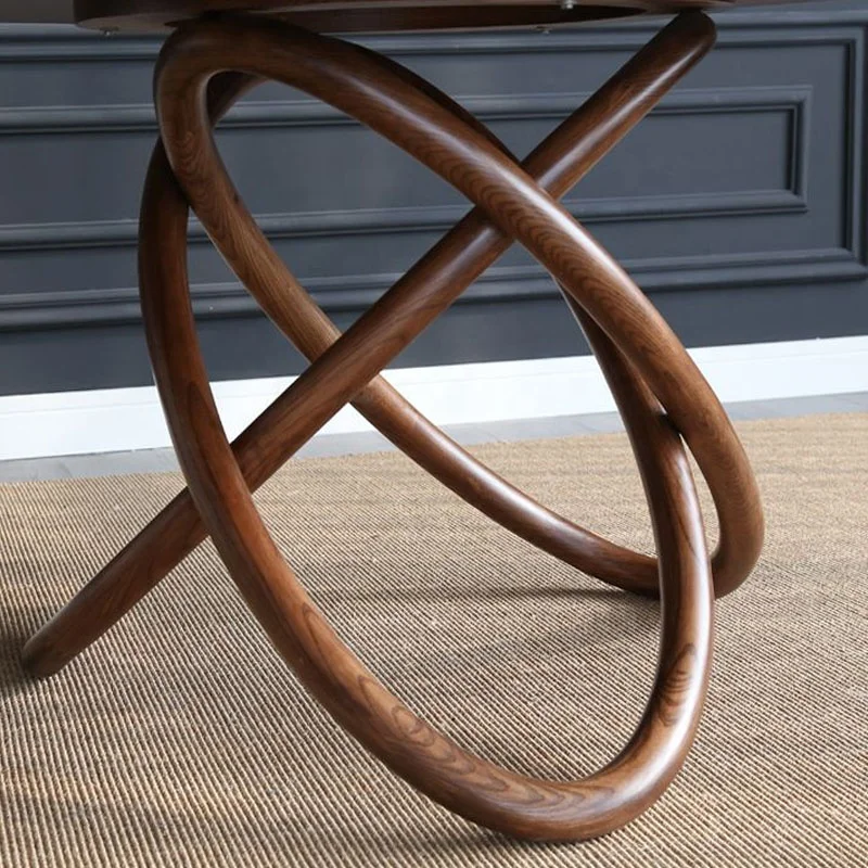 Modern Design Wooden Dining Room Furniture Luxury Creative Classical Round Dining Table