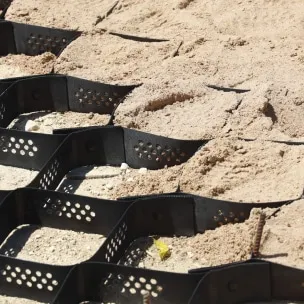 Factory Price HDPE Gravel Honeycomb Geocell for Channel Wall for Soil Stabilization and Erosion Control