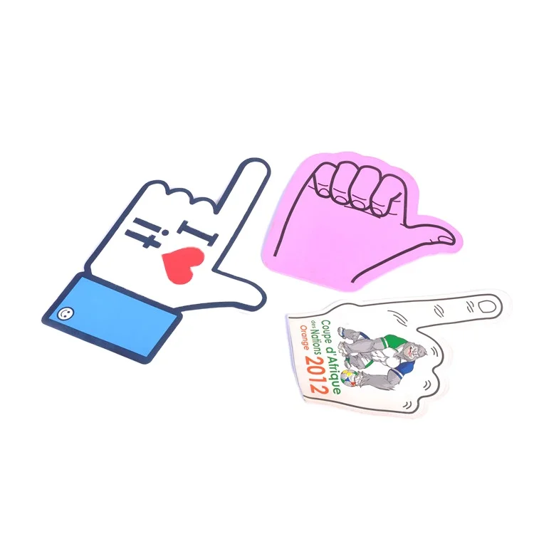 2022 dongguan holland supporter EVA foam big hands glove the netherlands sponge big gloves