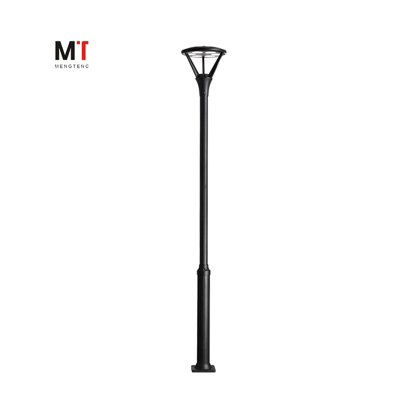
Waterproof ip44 super bright solar garden light led outdoor lawn bollard solar street light pole standing light 