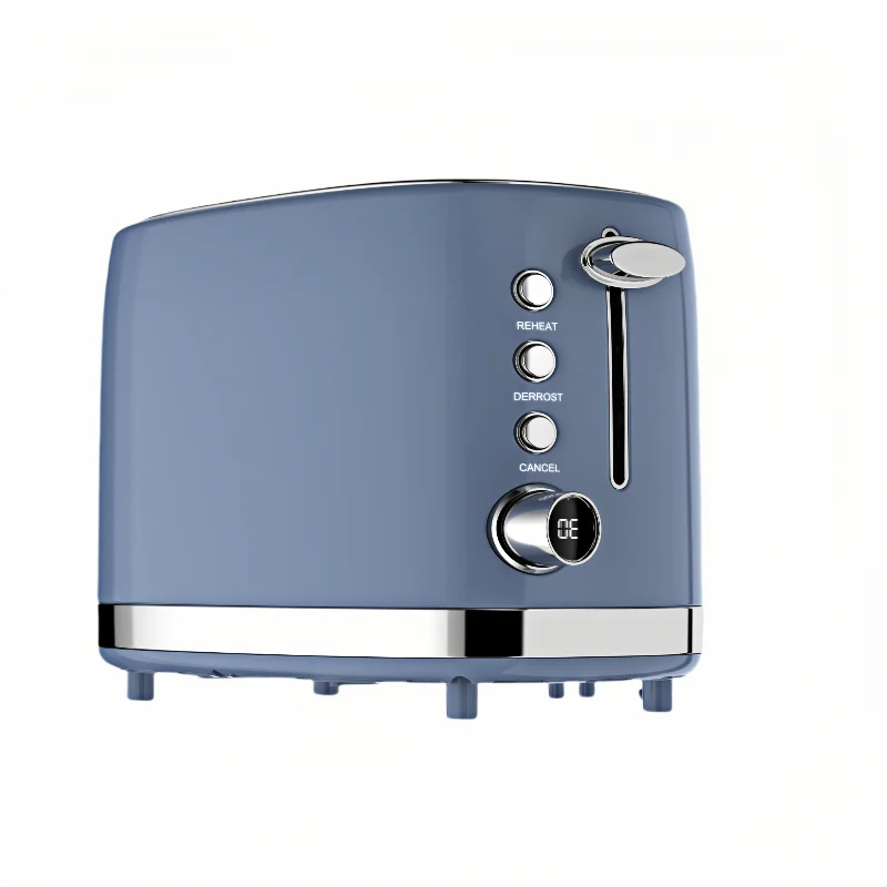 Home Multifunctional Breakfast Machine 2 Slice Toaster Automatic Browning Sandwich Maker Stainless Steel Hotel Toaster