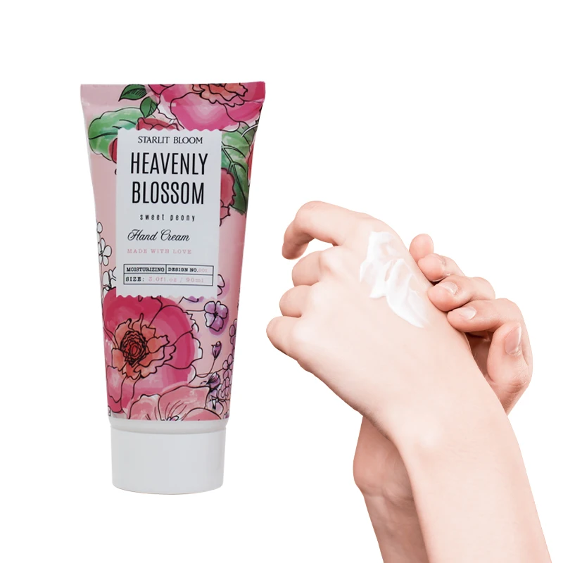 Private Label Custom Wholesale 90g Fruit Flavor Moisturizing Hand Cream With Olive Rose Avocado Plant Extract