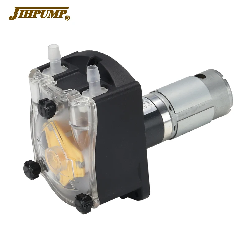 JIHPUMP 24V Peristaltic Pump 3L with 9.7mm Food Grade Tubing for Sause Liquid Syrup, Ketchup