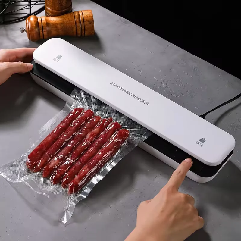 Bag sealing machine automatic household kitchen electric food dry and wet vacuum plastic packaging sealing machine