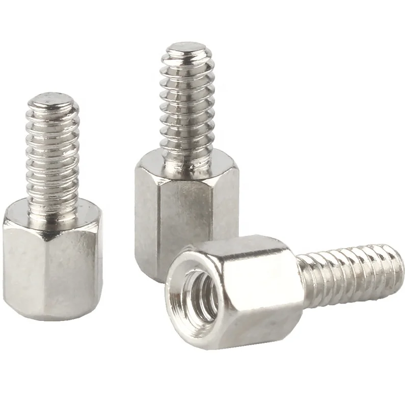 SDPSI DCTM3 male female threaded aluminum Stainless steel brass metal hex socket standoff spacer