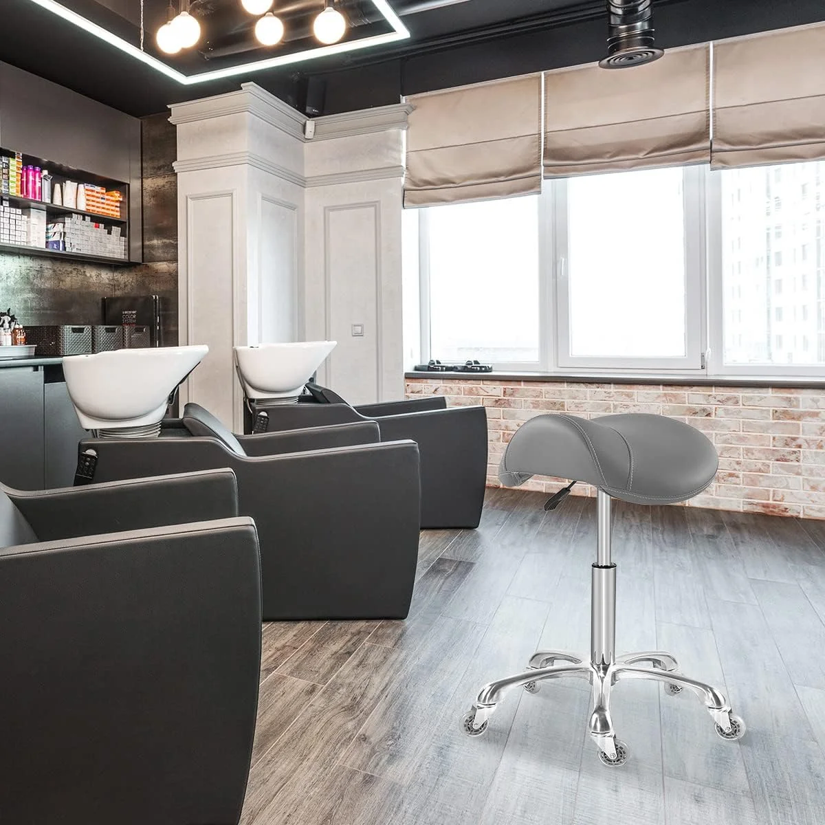 Saddle Stool Beauty Hair Salon Technician Stool Manufacturer Direct Wholesale Price Amazon TOP Sales Pommeled Horse stool