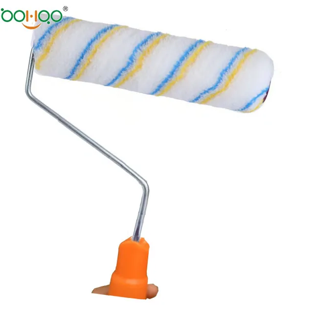 Easy operation and cleaning fiberglass  tool rollers for FRP composites handy layup process and paint roller