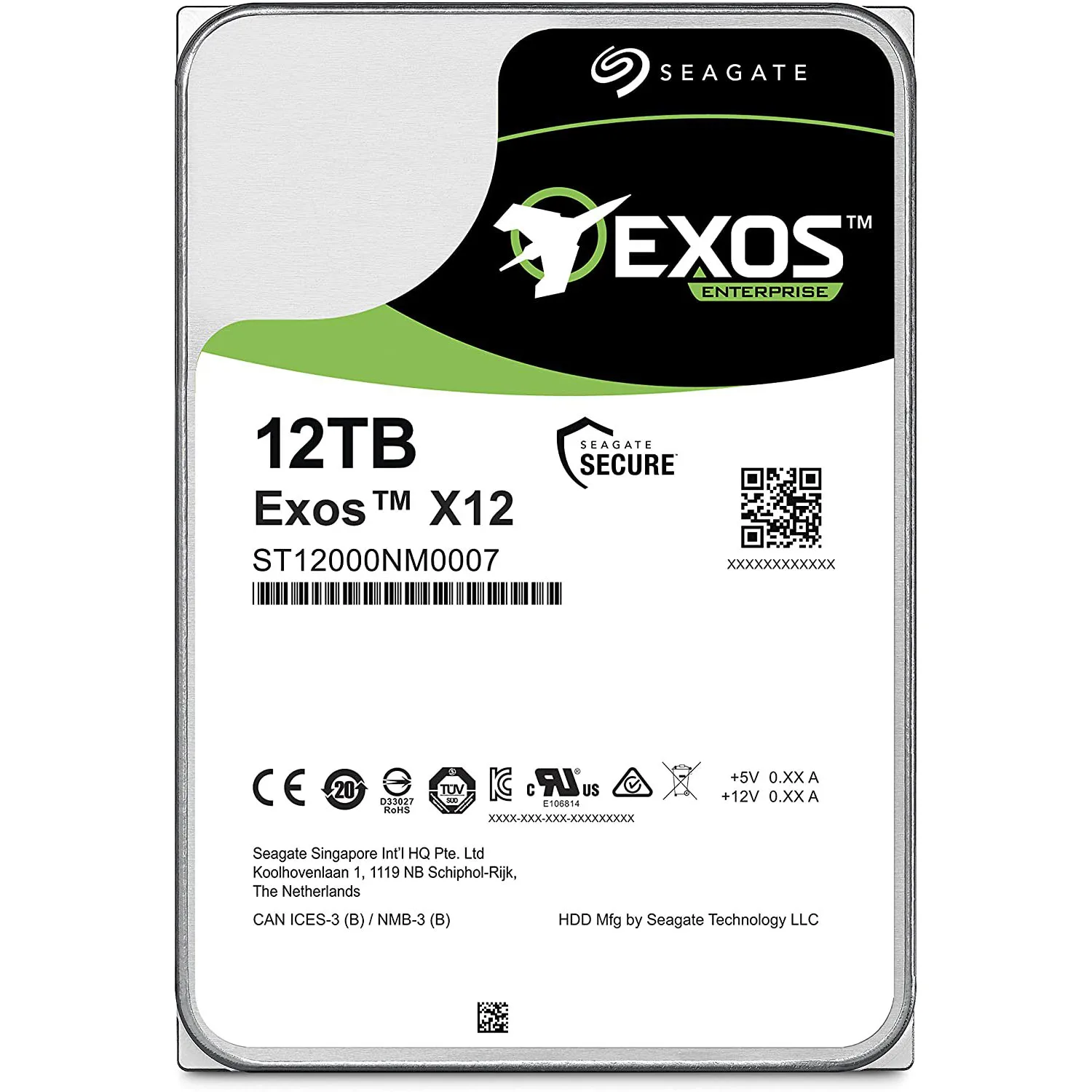 
New Design St12000Nm0008 Large Capacity Internal Hdd Hard Disk 12Tb Wholesale 