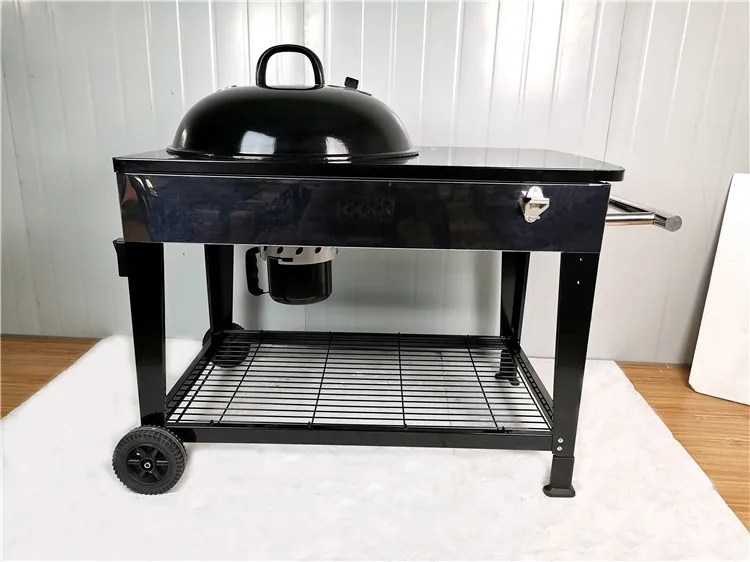 Большая Настольная тележка для приготовления барбекю гриль