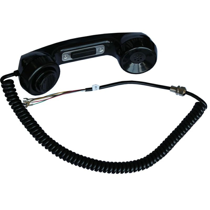Vandal Resistant IP 65 PTT telephone handset for Underground Tunnel