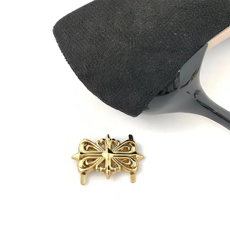 Оптовая продажа от производителя, Женская Пряжка для обуви, ювелирные изделия с индивидуальным логотипом, пряжка для обуви из цинкового сплава