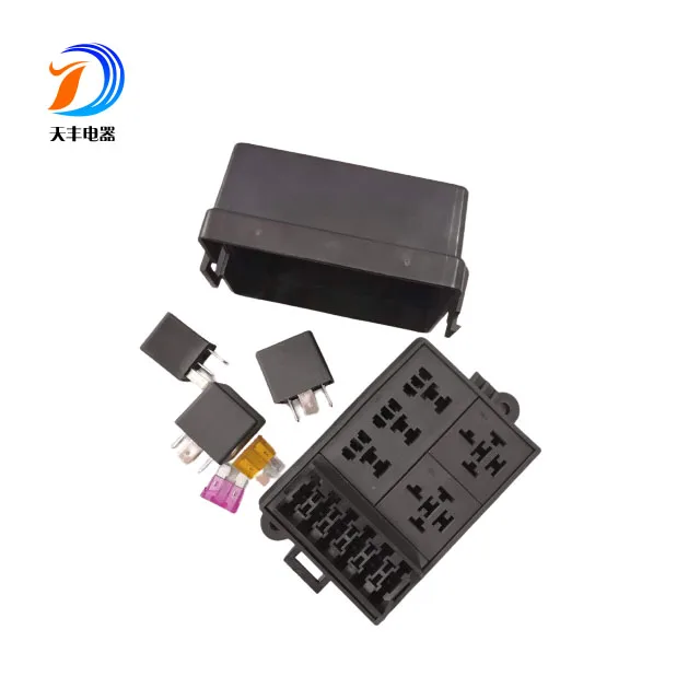 6-way плавкий предохранитель реле блок 12v 32v постоянного