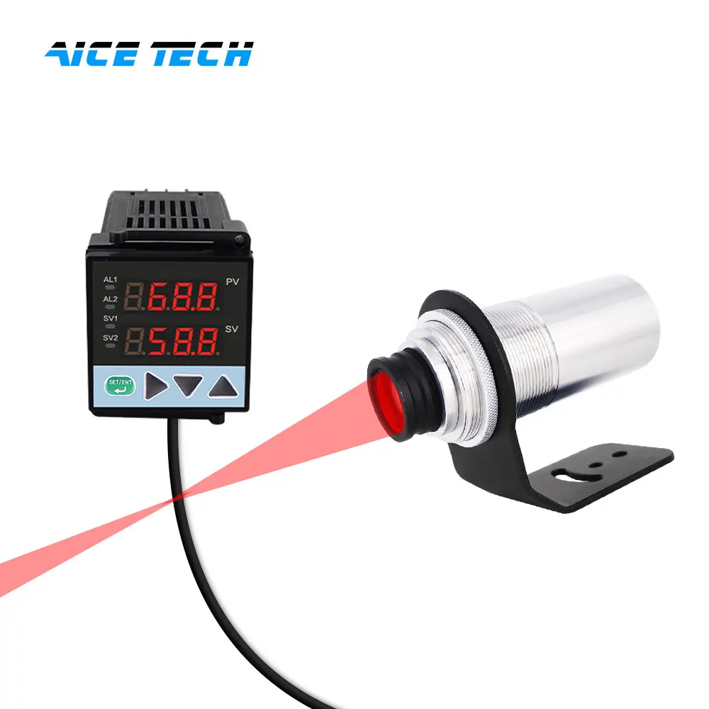 Metal temp measurement Non-contact Infrared IR Temperature Sensor Small Target For Industry