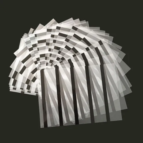 pvc  LO-CO magnetic stripe film 60 microns or 80 microns for bank card