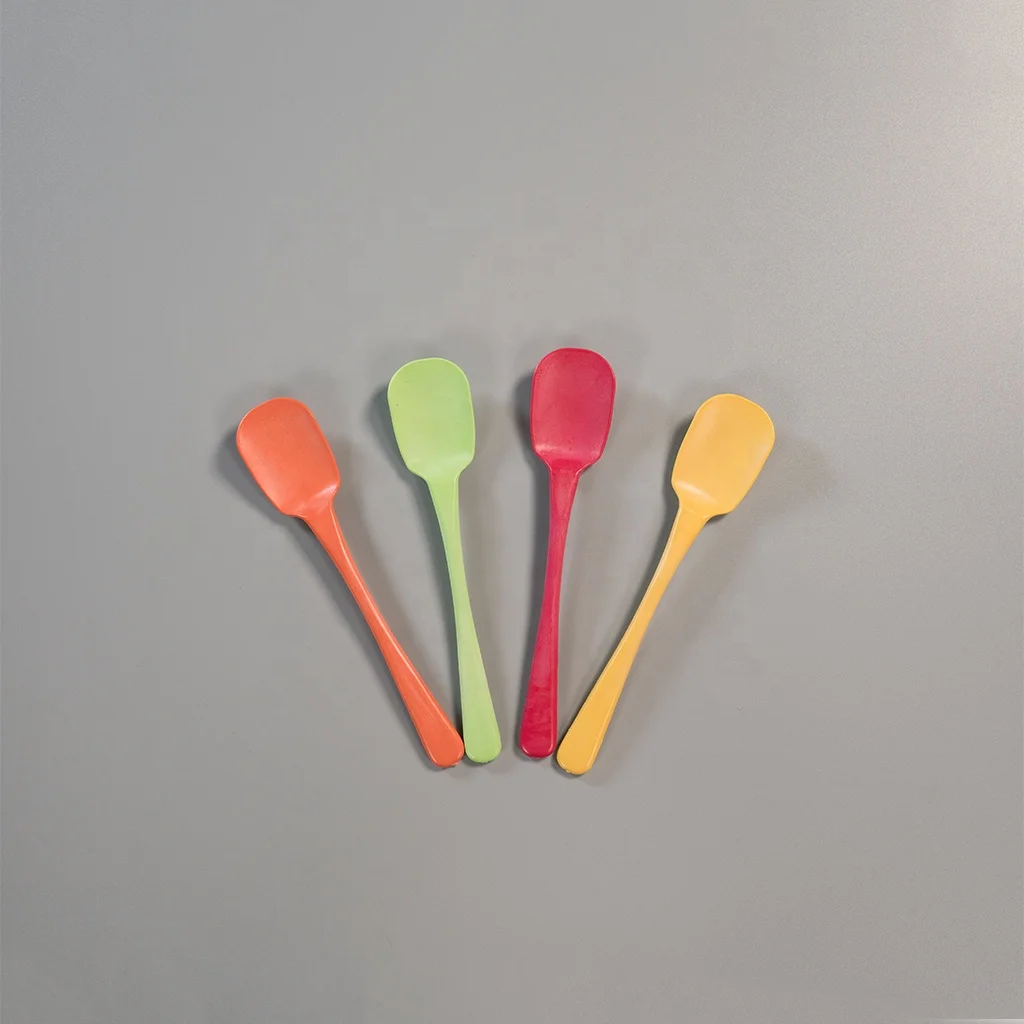 
Hot Selling Disposable Plastic Cornstarch Tableware Biodegradable Cornstarch Icecream Spoons For Shovel Spoon 