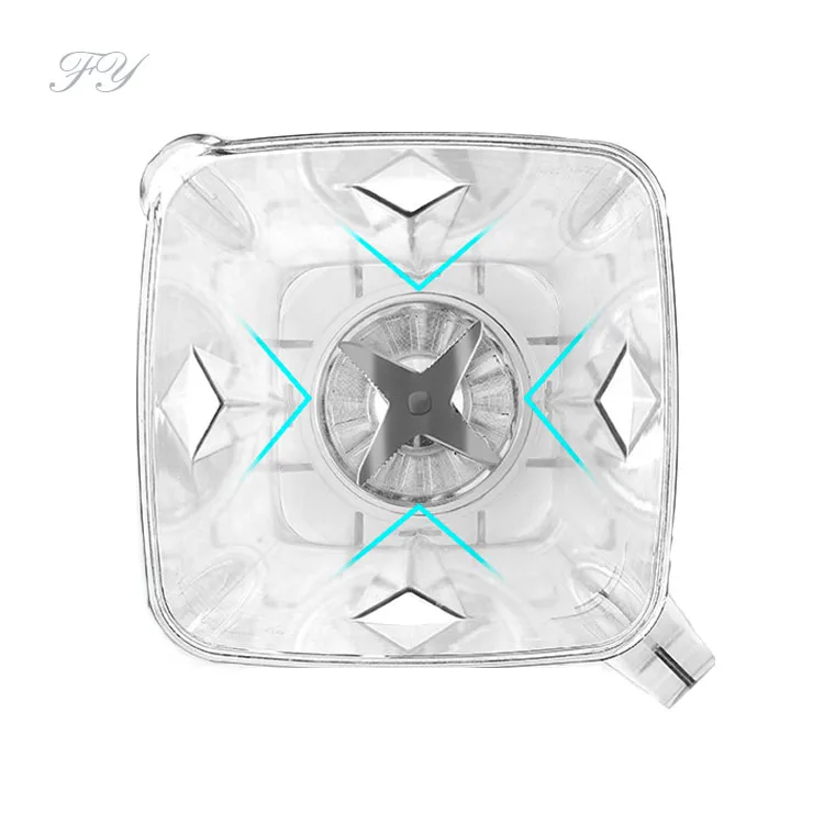 Wholesale commercial blender 7000w red silver crest blender 2 in 16 blades multifunction adjustable speed 3L juicer centrifugal