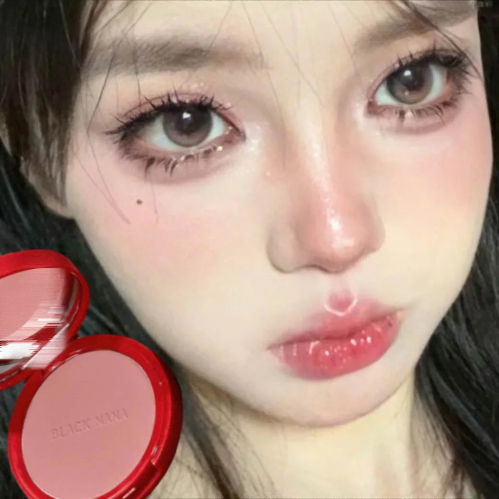 Loong Single Color Blush Lightweight Pastel Blush for a Romantic Mood BLACK NANA Seamless Natural-Looking Glow Rouge