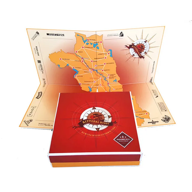 Wholesale customized design children fun eduction printing board game