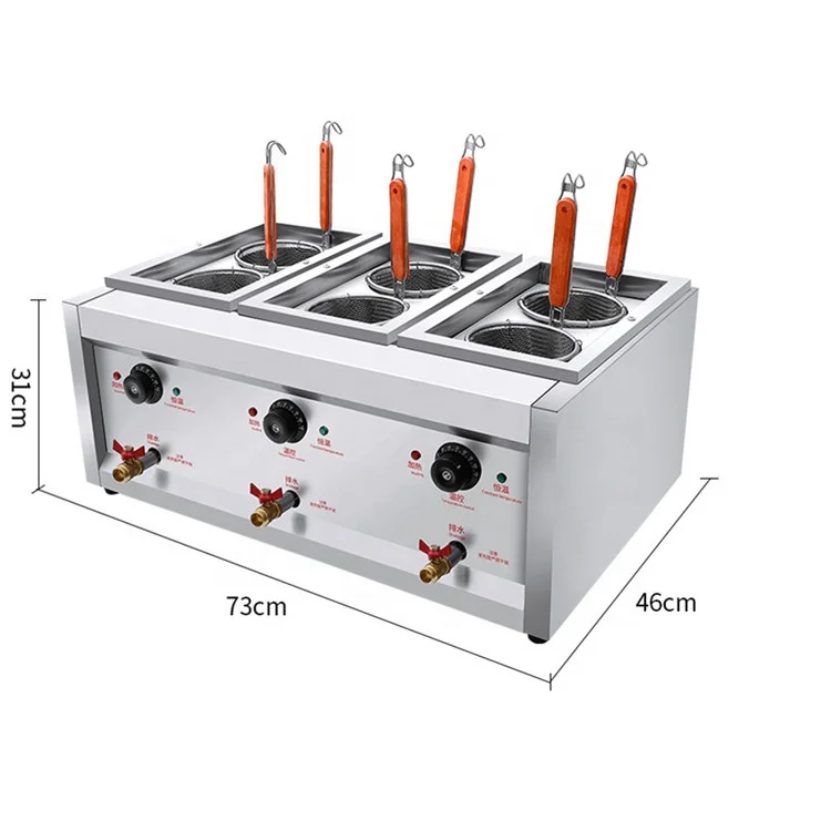 Commercial 4 colander pasta cooker Electric Noodle Cooker Pasta Boiler Restaurant Noodle Cooking Furnace noodle boiler