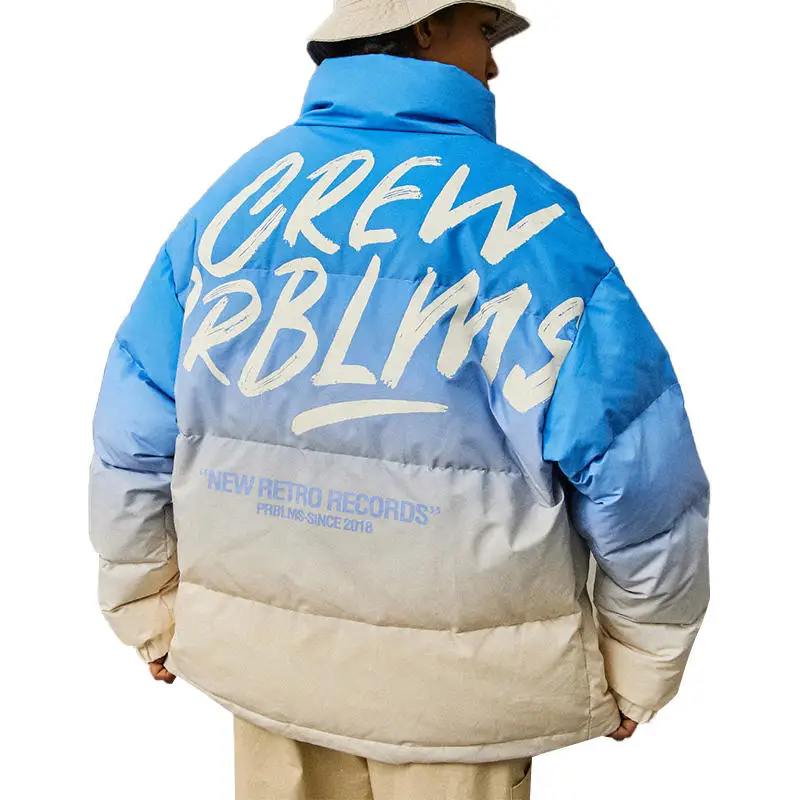 Wholesale High Quality 2022 Custom Logo Cotton Padded Jacket Fashion Winter Puffer Jacket