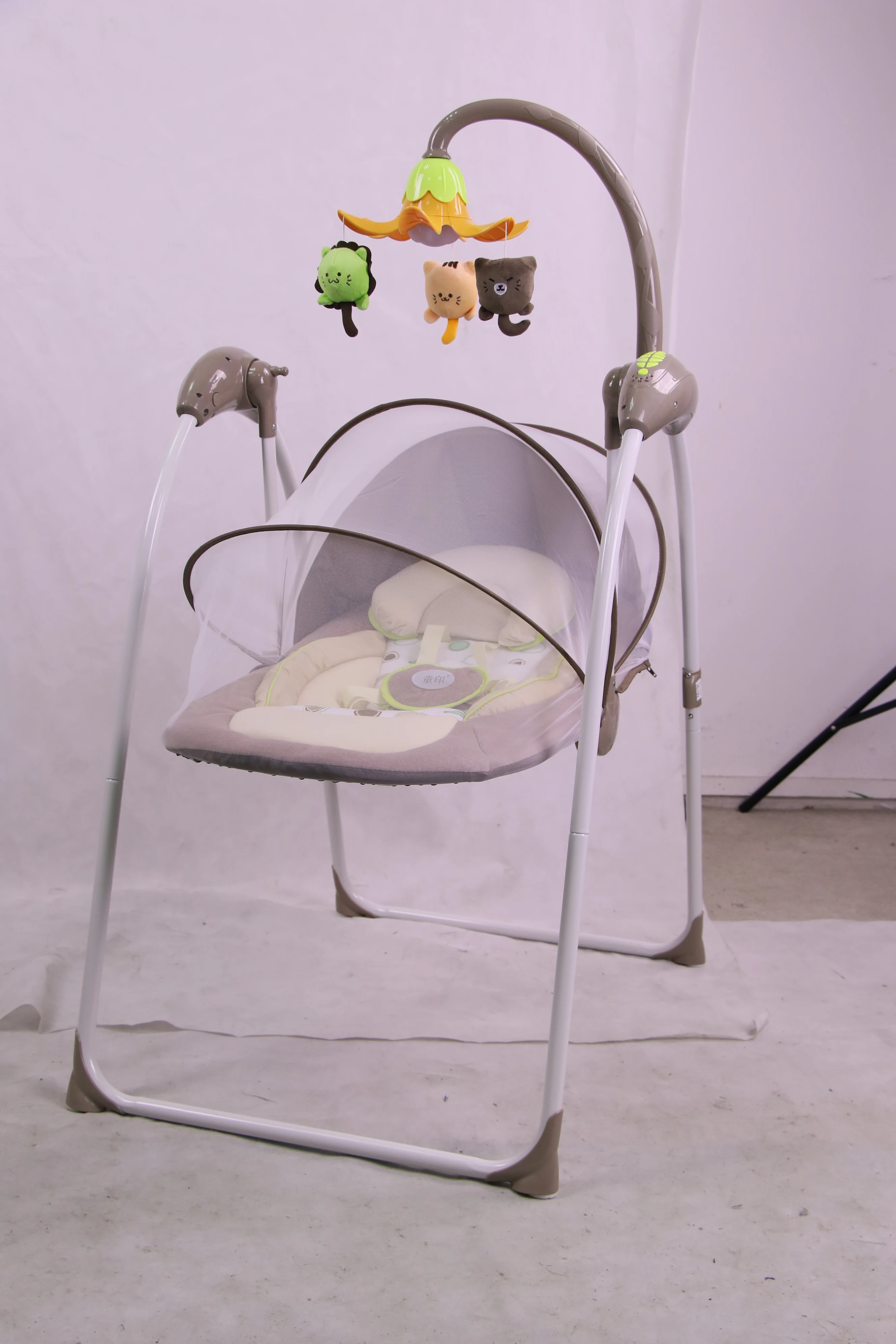 Европейский стандарт, оптовая продажа, многофункциональный электрический детский высокий стул для кормления ребенка, розовый, зеленый, красивый, белый