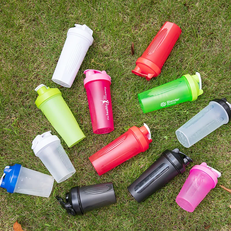 Wholesale Custom Logo 400ml 600ml Protein Shaker Bottles Outdoor Gym Sports Protein Shaker Bottle Protein Shaker Cup