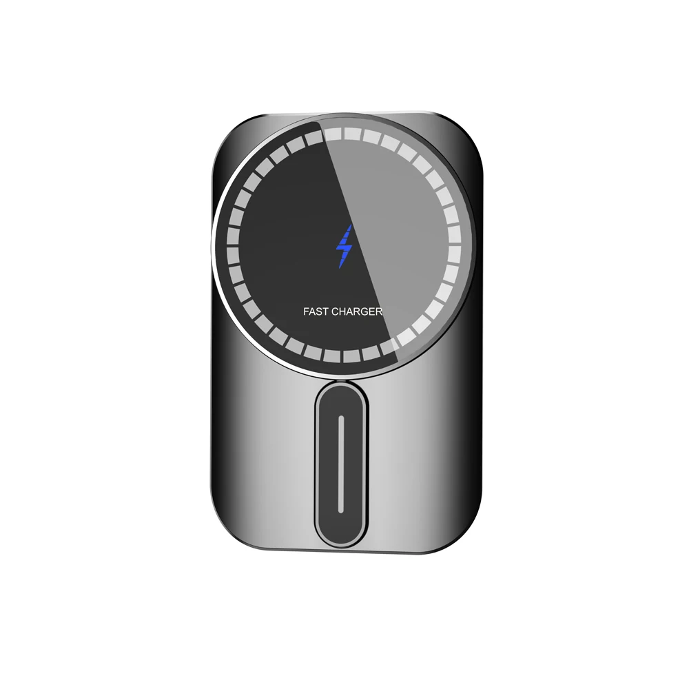 Cheap Car Accessories Smart 15W Max Power Super Fast Smart Magnetic Wireless Car Charging Phone Holder Car