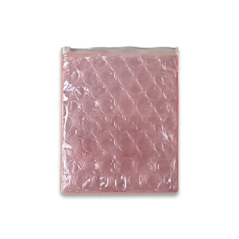 shockproof customized bubble mailer bags,pink shipping bags bubble mailers with zipper