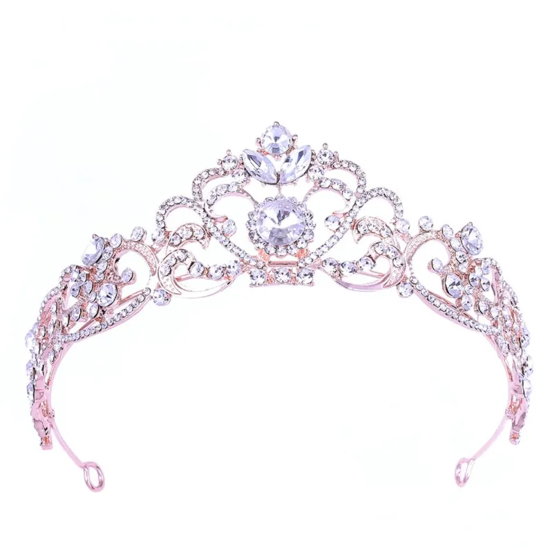 New Crystal Bride crown Head Jewelry Diadem Headbands crowns wedding pageant Headwear