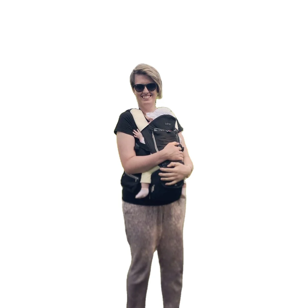 Ergonomic Baby Carrier Hipseat Baby Sling with Hipseat and Waist Bag Perfect for Moms and Dads