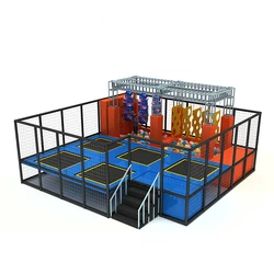 New Professional Square Mini Trampoline Fitness Equipment Indoor Playground Custom Trampoline On Sale