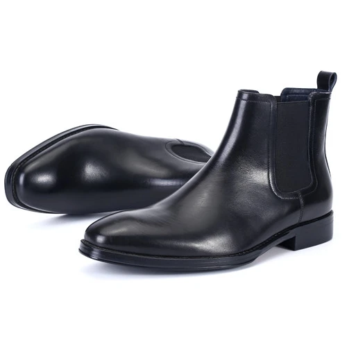 
 Лидер продаж; Новый дизайн; Мужские Ботильоны челси из натуральной кожи  