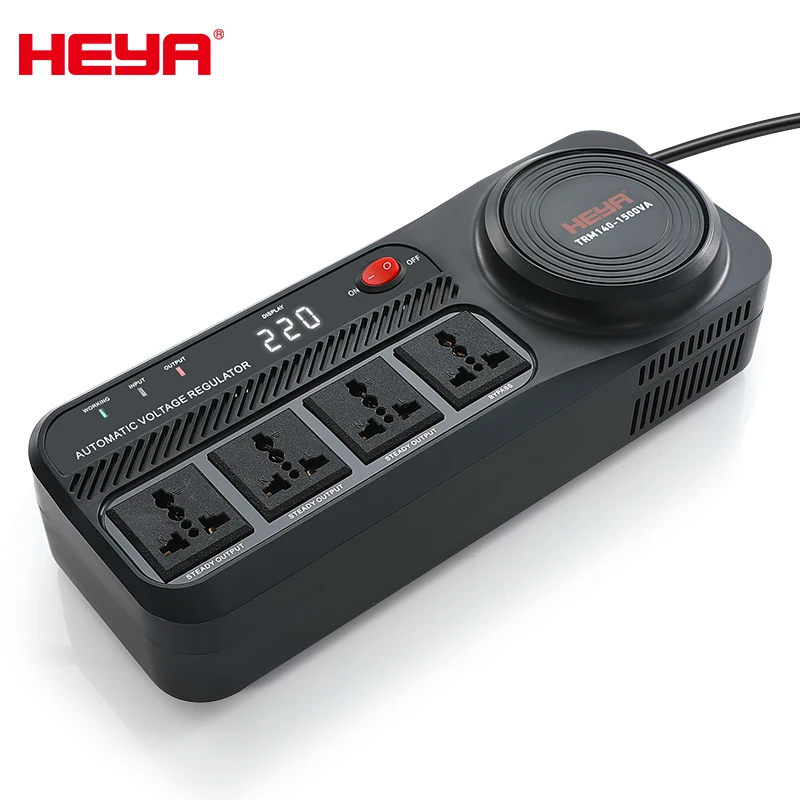 1000VA Power 220V Socket AC Automatic Voltage Regulators Stabilizers AVR With 4 Output Sockets