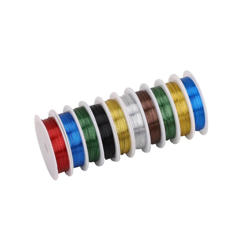 Factory customized colors are bright and durable making metal craft memory wire for bracelet making aluminum wire jewelry