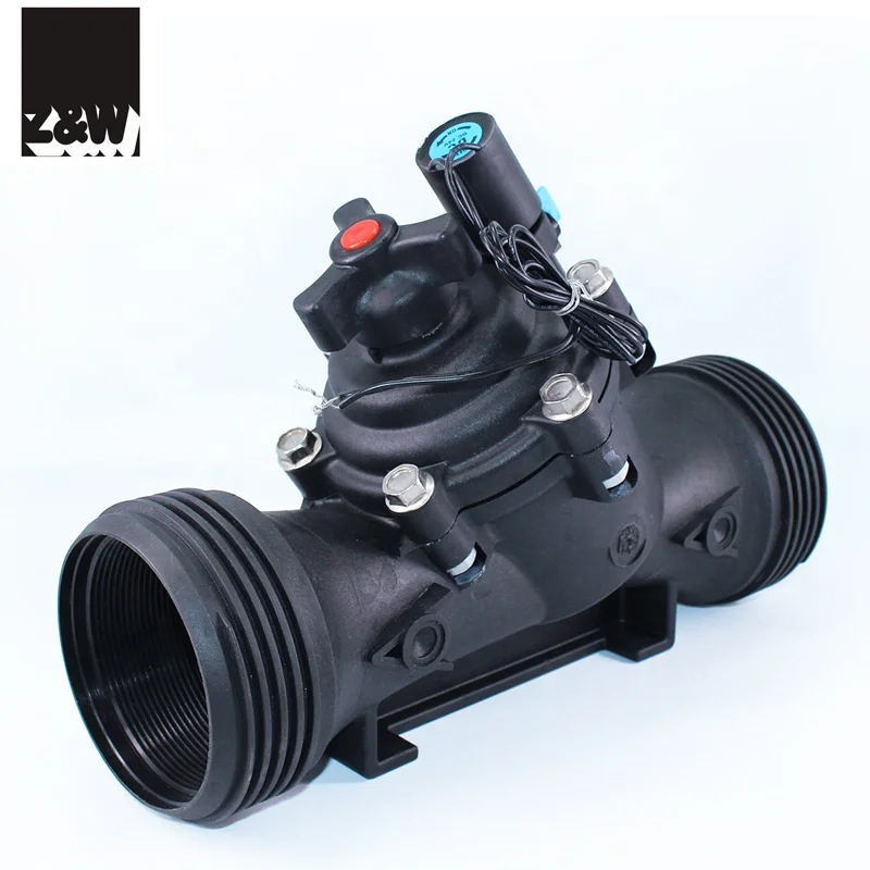 301BM 3 inch solenoid electric control valve for irrigation water DN80 90MM 24V 12V 220V hydraulically diaphragm actuated pilot