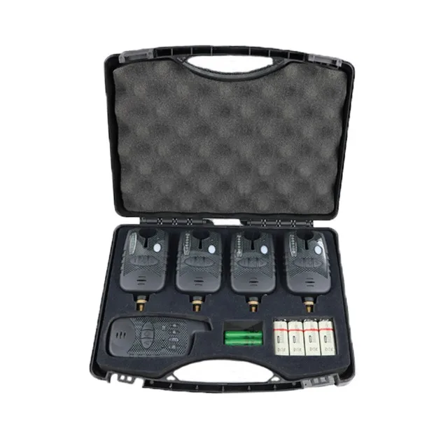 Wireless Bite Alarm Kit for Carp Fishing Wholesale Price JZH-RF898 4+1 Set