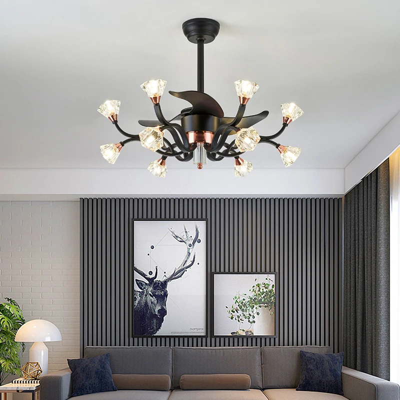 Прямая поставка, новый дизайн, люстра, потолочный вентилятор, потолочный вентилятор с подсветкой, декоративный, с дистанционным управлением
