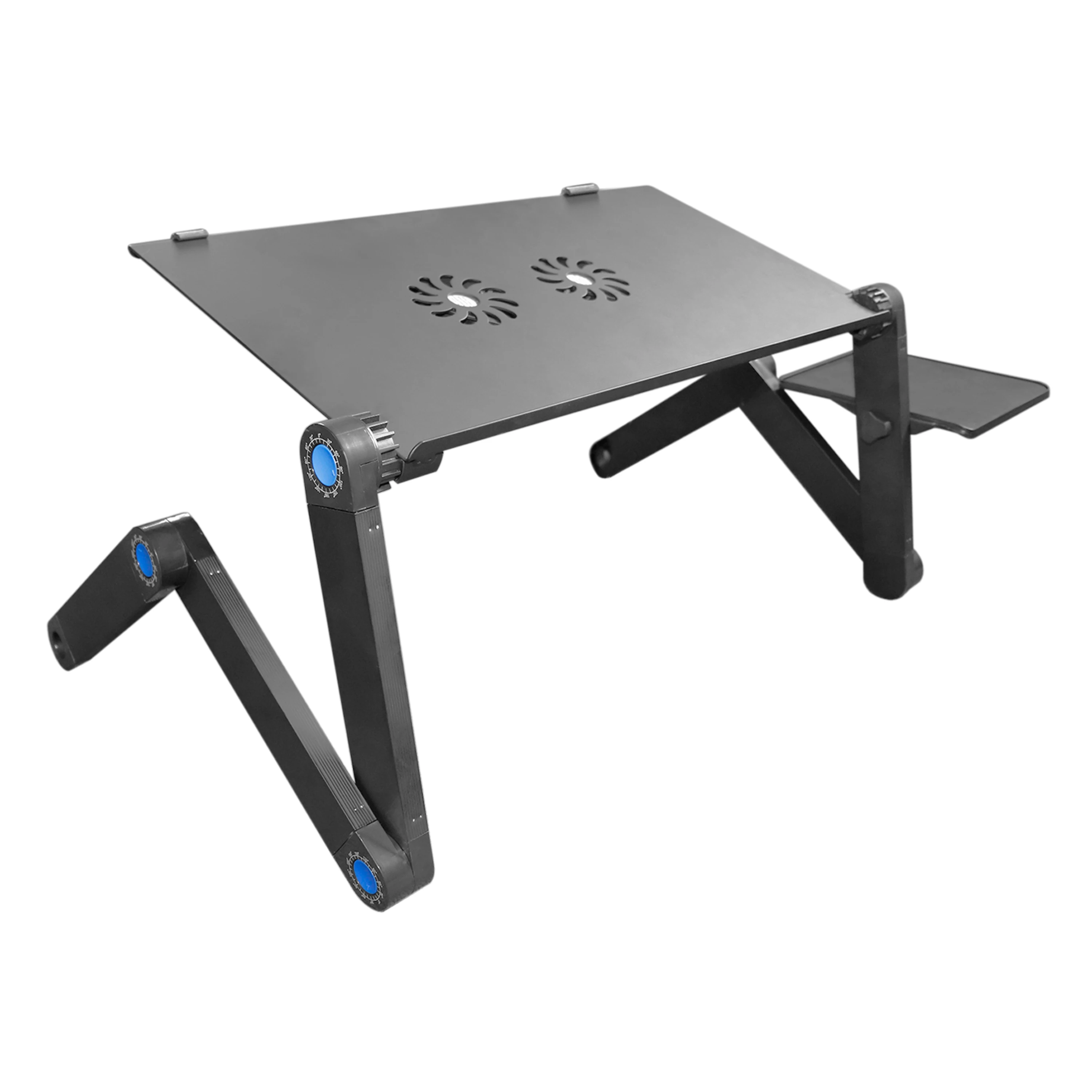 Manufacture Modern Computer Aluminium Stand  Adjustable Height Foldable Laptop Notebook Riser Table Desk