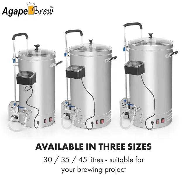  Домашняя Пивоваренная машина 35L система mash tun с автоматическим