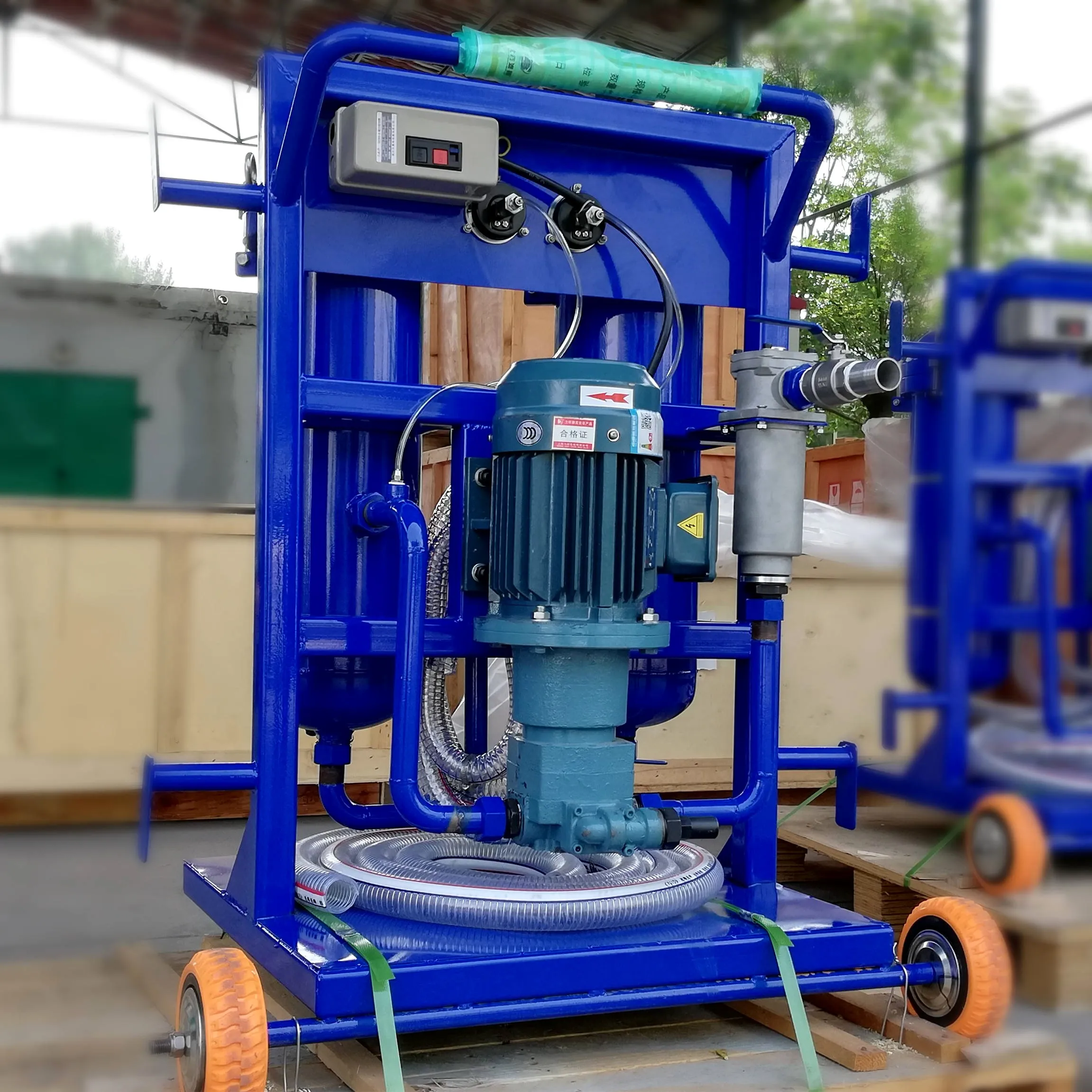 Lubricant / Transformer / Insulation Oil Recycling Machine 3 Stages Used Oil Purifier Used Oil Purifier Lubricant Oil Purifier