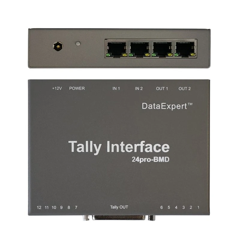 Direct Selling Practical Professional Tally Interface Red and Green for Studio and Camera Studio