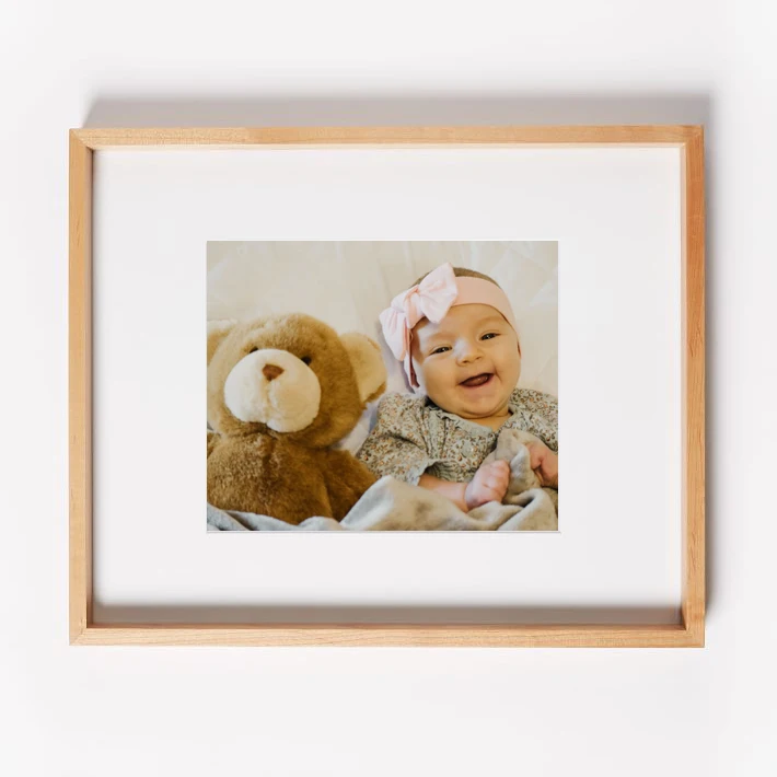 
Most popular customized size my first year picture changeable frame high quality solid wood photo frame for home decoration 