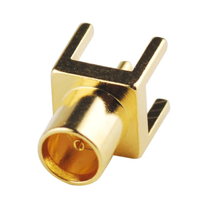 MCX Type Female Socket Mount PCB Board straight 50ohm RF Coax Adapter Connectors