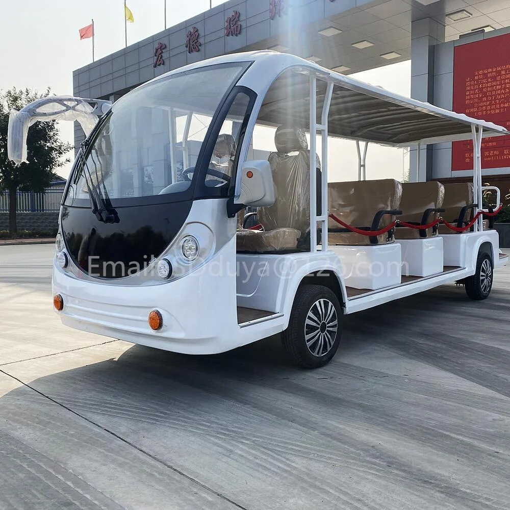 Stable Quality Long Durability Buggy/Golf Carts 14 Seats Electric Sightseeing Bus for Tourist