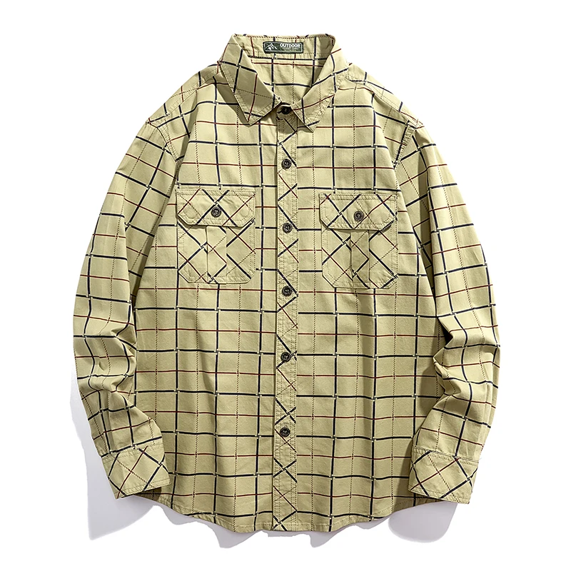 mens fashion 2021 long sleeve camisa y tops plus size blouses roupas vintage shirt