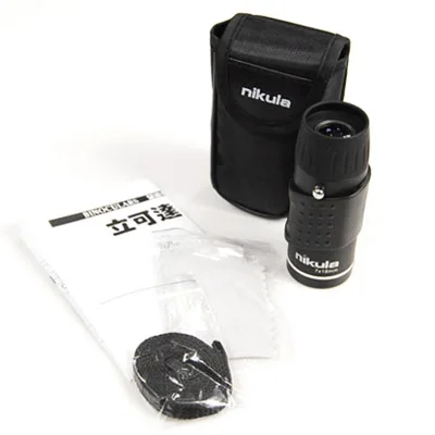 Nikula 7*18 Portable Professional High Times High Definition Dual Focus 16X Zoom Monocular Pocket Telescope