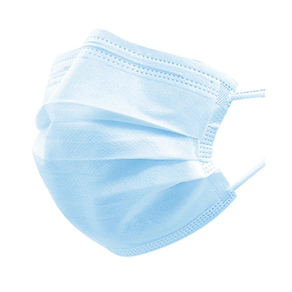 Non-sterile, Anti-virus, 3 Ply 17.5*9.5cm EN14683 Disposable Medical Face mask Earloop